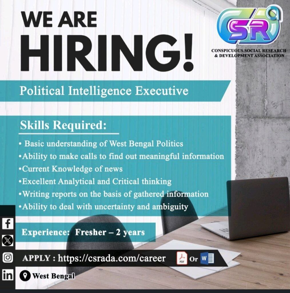 CSRADA - Political consultancy job