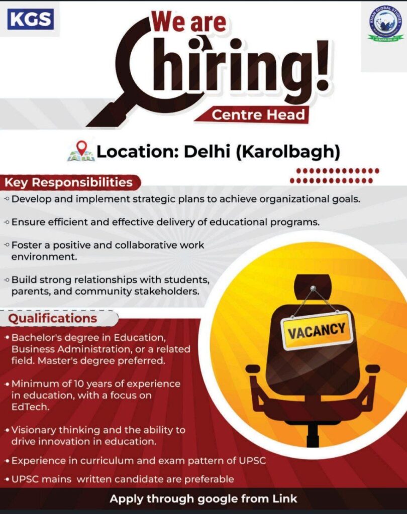 Khan Global Studies hiring