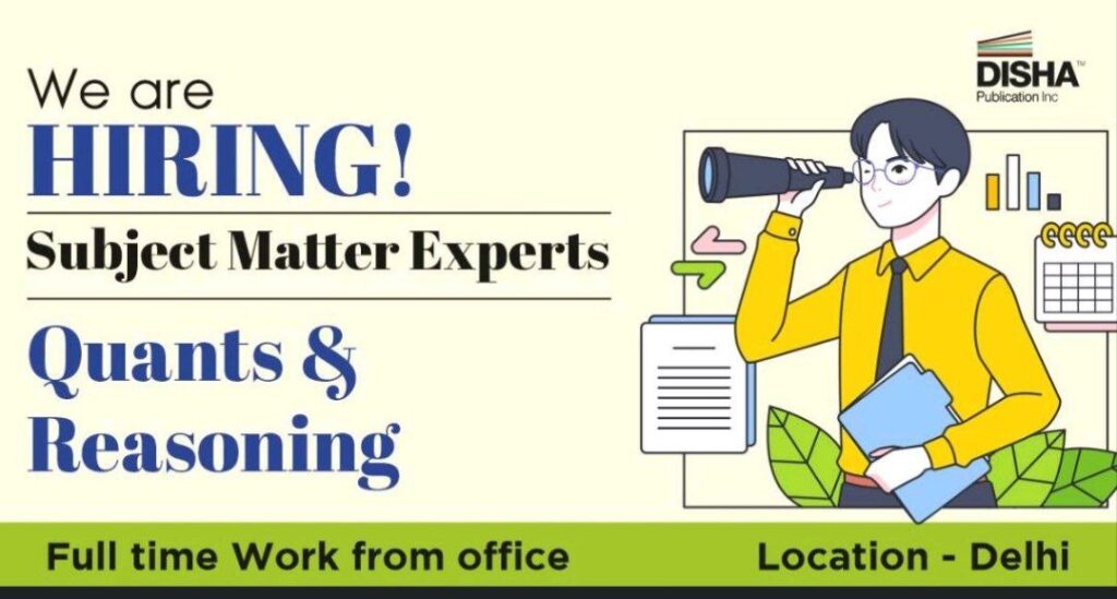 Jobs in Disha Publications