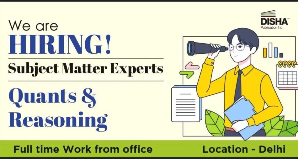 Jobs in Disha Publications