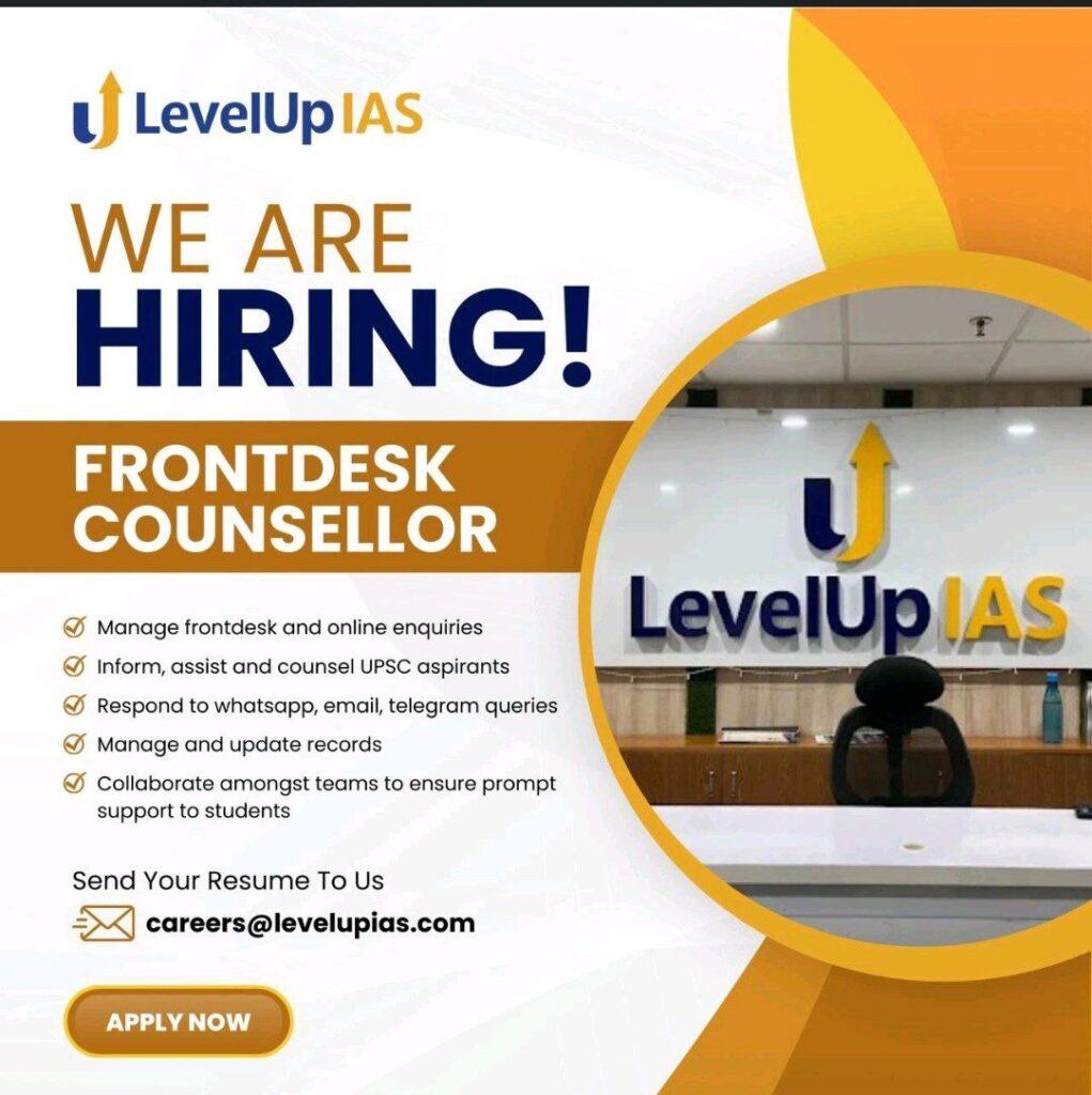 Jobs in Levelup IAS