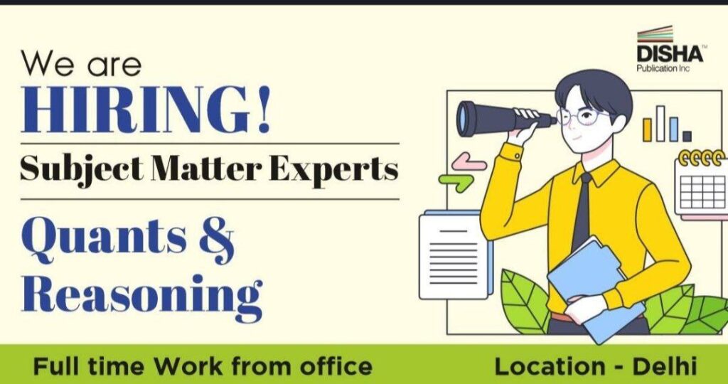 Jobs in Disha Publications