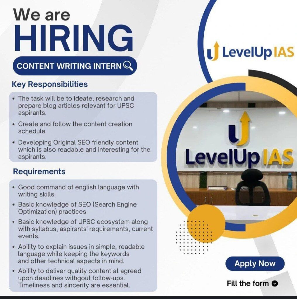 Jobs in Levelup IAS