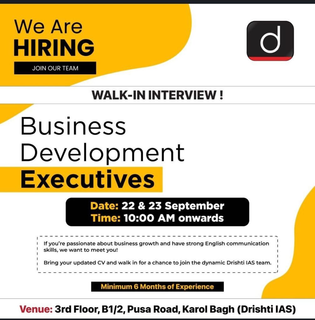 Jobs in Drishti IAS