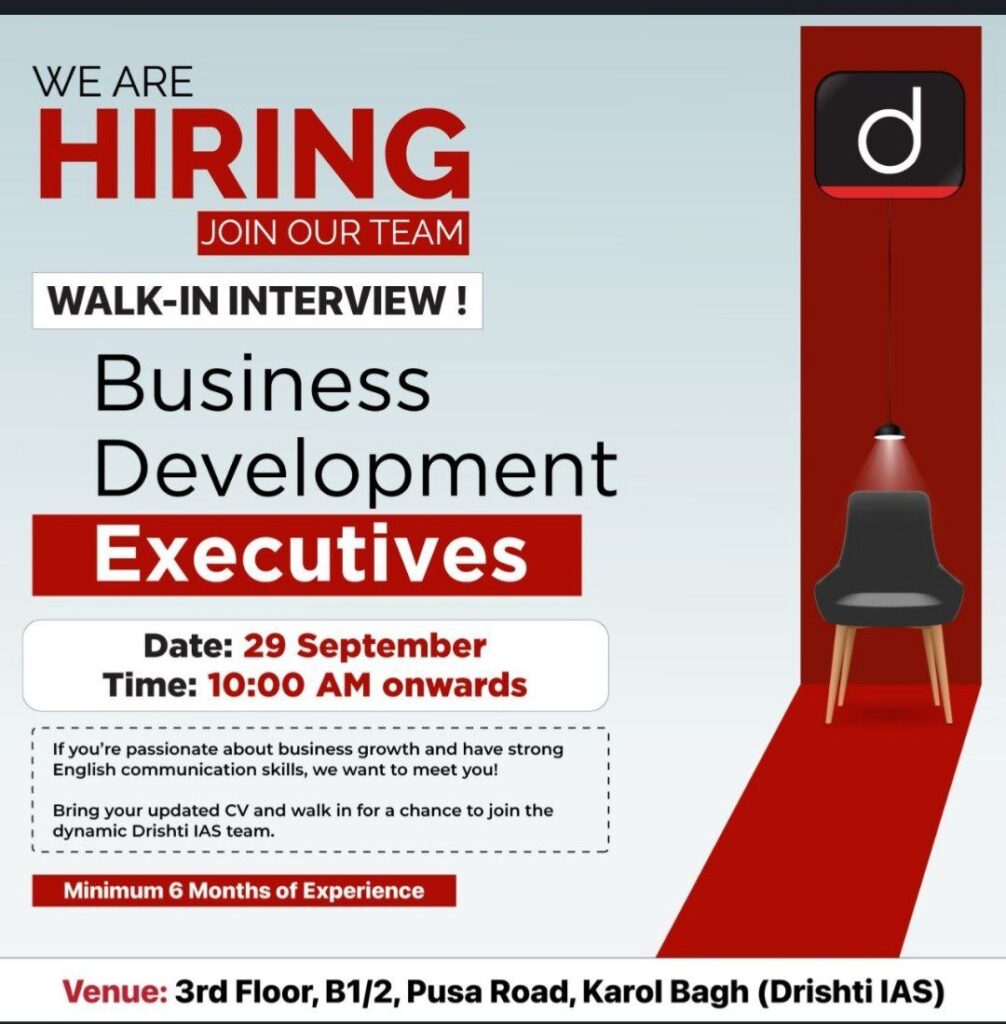 Drishti IAS jobs