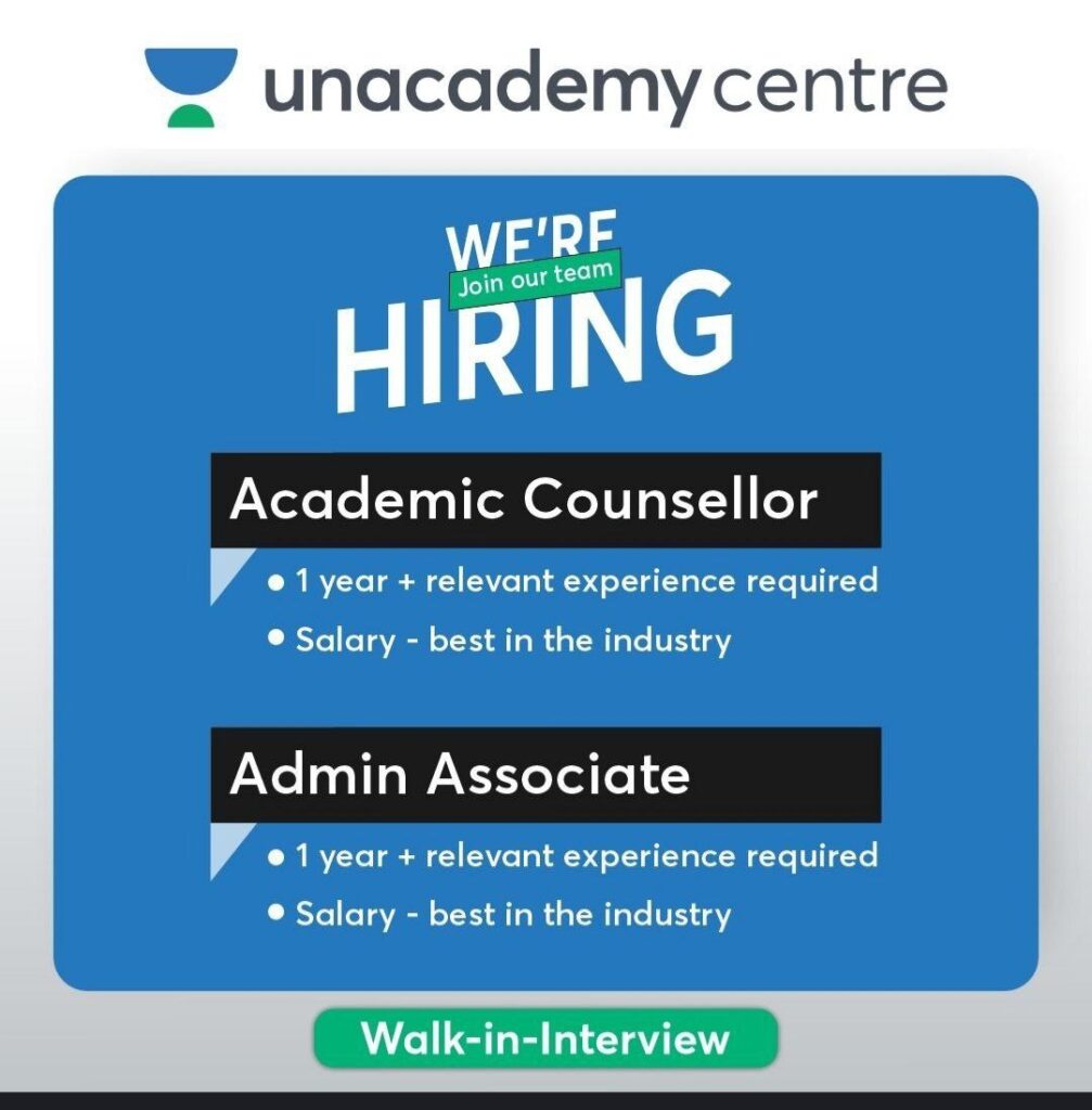 Jobs in Unacademy

