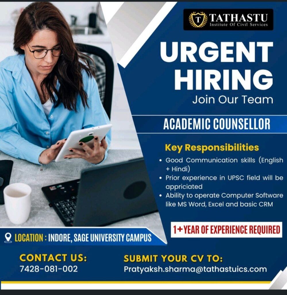 Tathastu IAS jobs