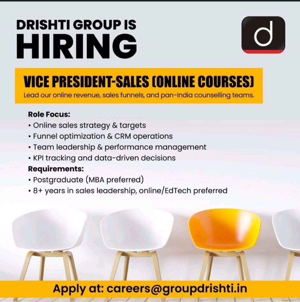 Drishti IAS jobs